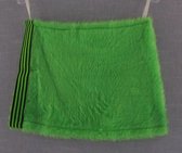 verkleedkleding 1071, fluffy neon groen rokje, maat 164
