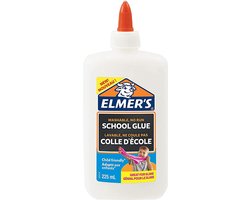 Elmer's Witte PVA-lijm | 225 ml | Uitwasbaar en kindvriendelijk | Geweldig voor het maken van slijm en om mee te knutselen