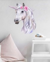 Muursticker Eenhoorn - Kinderkamer Decoratie Unicorm Sticker - Kinderkamer Accessoires