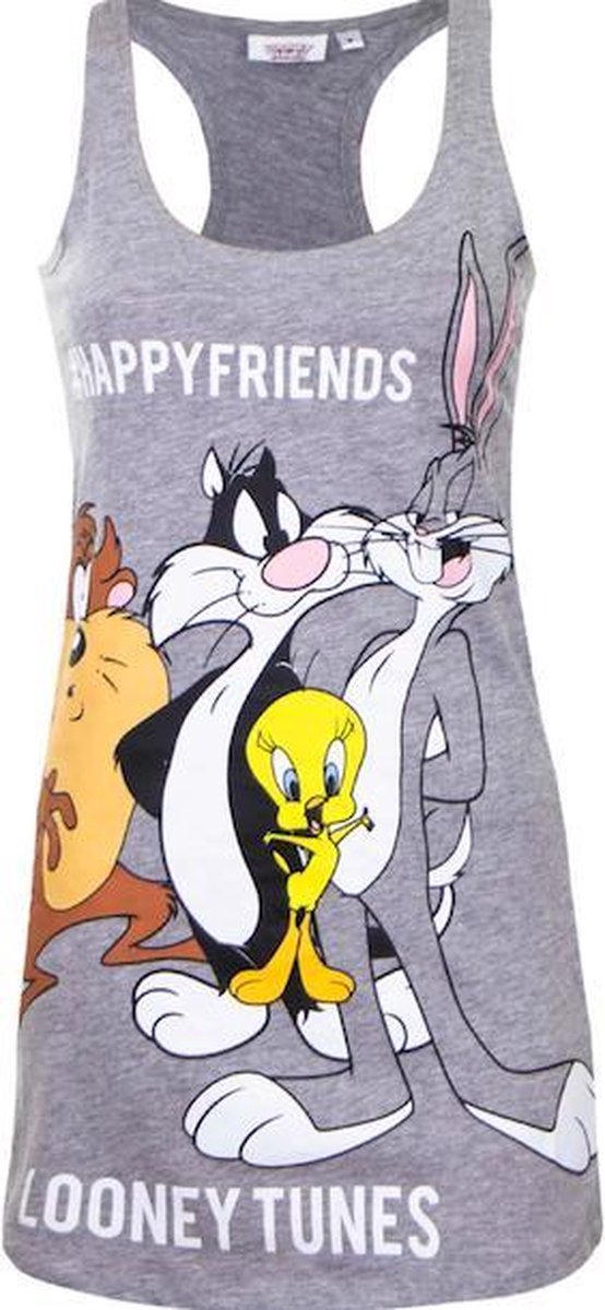 Looney Tunes dames nachthemd, grijs, maat S
