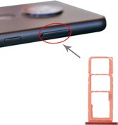 SIM-kaarthouder + SIM-kaarthouder + Micro SD-kaarthouder voor Nokia 7.2 / 6.2 TA-1196 TA-1198 TA-1200 TA-1187 TA-1201 (oranje)
