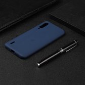 Voor Xiaomi Mi CC9e Candy Color TPU Case (blauw)