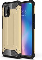 Voor Xiaomi 10 Lite Magic Armor TPU + pc-combinatiebehuizing (goud)