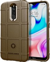 Voor Xiaomi Redmi 8 Volledige dekking schokbestendige TPU Case (bruin)