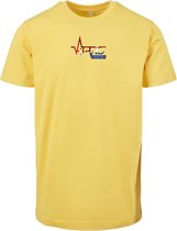 FitProWear Casual T-Shirt Dutch - Geel - Maat M - Casual T-Shirt - Sportshirt - Slim Fit Casual Shirt - Casual Shirt - Zomershirt - Geel Shirt - T-Shirt heren - T-Shirt
