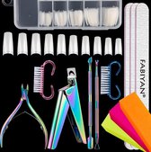 Complete van Hoge Kwaliteit Manicure set met 10 tips 100nep Nagel- Verzorging Set Nagels ,Nageltang,Manicure Set Nagel verzorging Kit