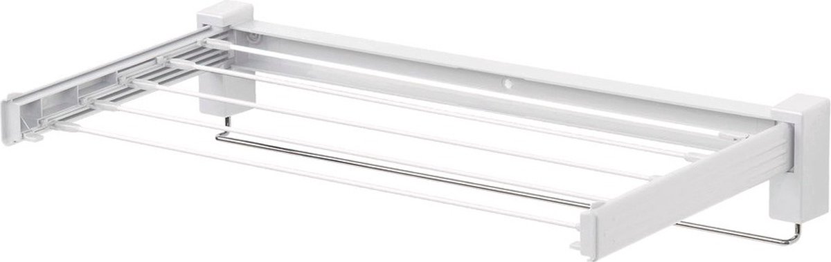 Goedkoopste Wenko wanddroogrek inklapbaar - Wit - Opvouwbaar