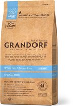 Grandorf white fish & brown rice adult all breeds 10kg.