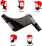 Baard styler | baard shaper | baardkam | scheerkam | 2 zijdig | bruin