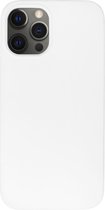 BMAX Siliconen hard case hoesje geschikt voor iPhone 12 Pro Max / Hard Cover / Beschermhoesje / Telefoonhoesje / Hard case / Telefoonbescherming - Wit