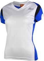 Rogelli Eabel Sportshirt - Korte Mouwen - Dames - Wit, Blauw, Zwart - Maat L