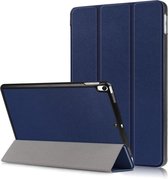 Custer Texture Horizontal Flip Leather Case voor iPad Air 2019 10,5 inch, met drievoudige houder en slaap / waakfunctie (donkerblauw)