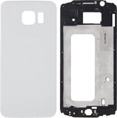 Volledige behuizing Cover (voorkant behuizing LCD Frame Bezel Plate + batterij achterkant) voor Galaxy S6 / G920F (wit)