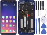 Lcd-scherm en digitizer volledige montage met frame voor Xiaomi Mi 8 Lite (blauw)