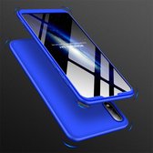 GKK Three Stage Splicing Full Coverage PC Case voor Asus Zenfone Max Pro (M2) ZB631KL (Blauw)