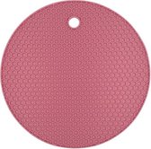 Pannen Onderzetter | Keuken Accessoires  | Anti-Slip | Honeycomb | Ø 18 cm | Roze