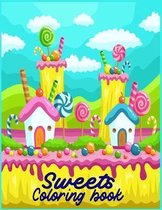 Sweets Coloring Book