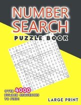 Number Search Puzzle Book Large Print