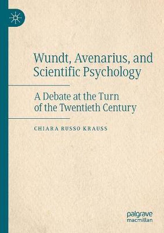 Wundt, Avenarius, and Scientific Psychology - cover