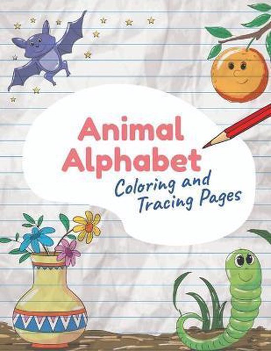 Animal Alphabet Coloring and Tracing - cover
