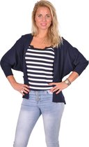 Vleermuismouwen vest Yves navy  - Maat M/L