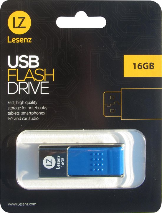 LeSenz Usb stick 16gb 2.0 - USB-stick - 16 GB | bol.com