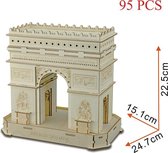 Houten modelbouwpakket - Arc de triomphe - 24.7 x 15.1 x 22.5 cm