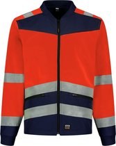 Tricorp Softshell High Vis Bicolor 403021 - Mannen - Rood/Ink - M