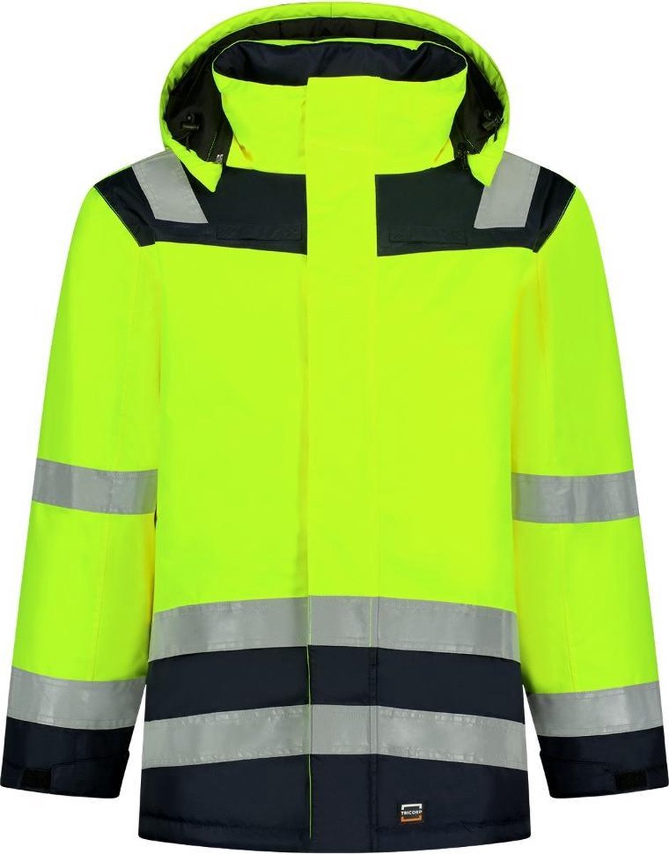 Tricorp Parka High Vis Bicolor 403020 - Mannen - Geel/Ink - L
