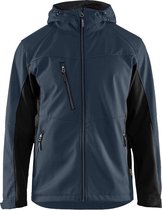 Blåkläder 4753 Softshell Jack met capuchon – Donker Marineblauw/Zwart - XL