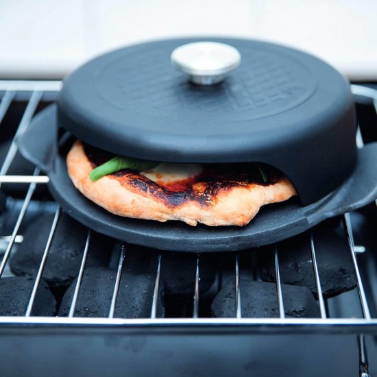 Boska Pizza Baker BBQ Mini - Zwart - 23 x 19 x 6cm - Rond - Gietijzer van Boska — afbeelding 4