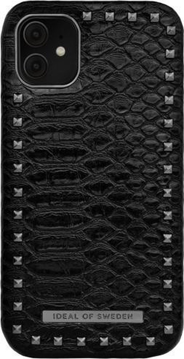 iDeal of Sweden Statement Case Unity voor iPhone 11/XR Beatstuds Black Snake