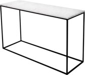 Marmeren Sidetable - Carrara Wit - 120 x 40 cm  - Gepolijst