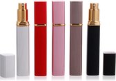 12 Ml Navulbare Parfumfles-Cosmetische Draagbare Lege Fles-Reizen Verstuiver-parfumverstuiver spuitflesje-Draagbaar voor Reizen-Navulbaar-Fijne Spray- Zwart