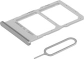 MMOBIEL Sim Tray Kaart Houder Nano Slot voor Huawei P40 Lite (Silver)