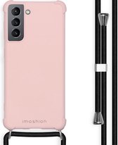iMoshion Hoesje Geschikt voor Samsung Galaxy S21 Hoesje Met Koord - iMoshion Color Backcover met koord - Roze