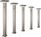 LED-tuinpaal op zonne-energie 4.4W 80cm vierkant IP44 met aluminium detector (5 stuks)