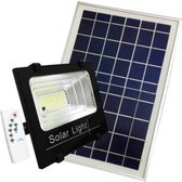 LED Solar Floodlight 200W IP65 Dimbaar met Detector (Inclusief Zonnepaneel + Afstandsbediening) - - Blanc Froid 6000k - 8000k