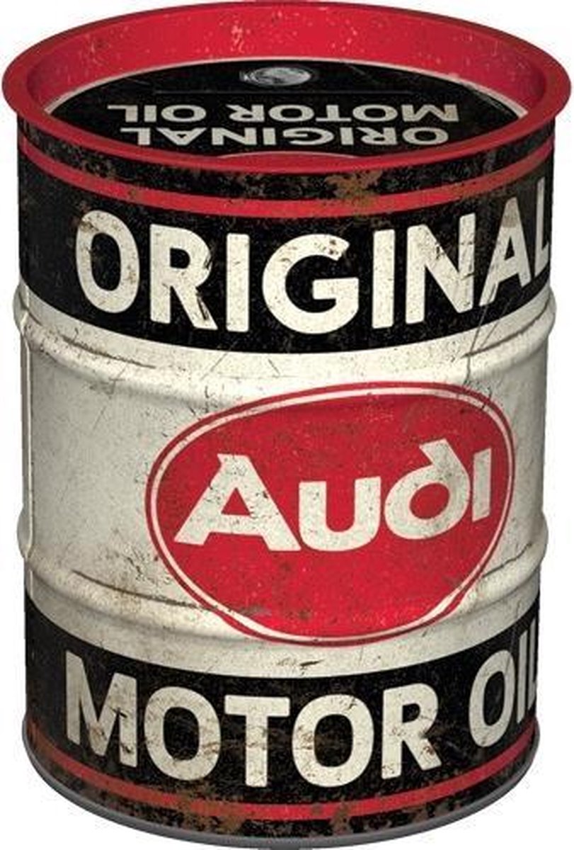 Spaarpot - Audi – Original Motor Oil (herbruikbaar)