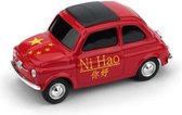 Fiat 500 Brums China Ni Hao 2018 Rood