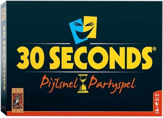 Gezelschapsspel: 30 Seconds ® Bordspel, uitgegeven door 999 Games
