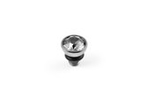 Qudo, interchangeable, juweel, top, BOTTONE crystal 5mm Zilver