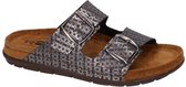 Rohde -Dames -  grijs  donker - slippers & muiltjes - maat 37