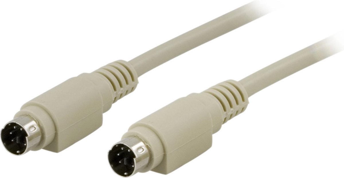 Any brand CABLE CLAVIER PS/2 MINI-DIN6 MALE - MINI-DIN6 FEMELLE / 2m