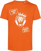 Oranje Juich Shirt - Van links naaarrr rechts - WK shirt - Oranje T-shirt  - Maat S - 100% Cotton