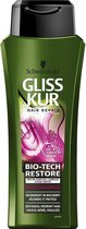 Schwarzkopf Gliss Kur BIO-TECH RESTORE Vrouwen Shampoo 250 ml