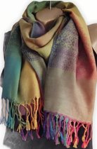 Lange Dames Sjaal - Beige - Diverse Kleuren Met Olifant Print 170 x 70cm