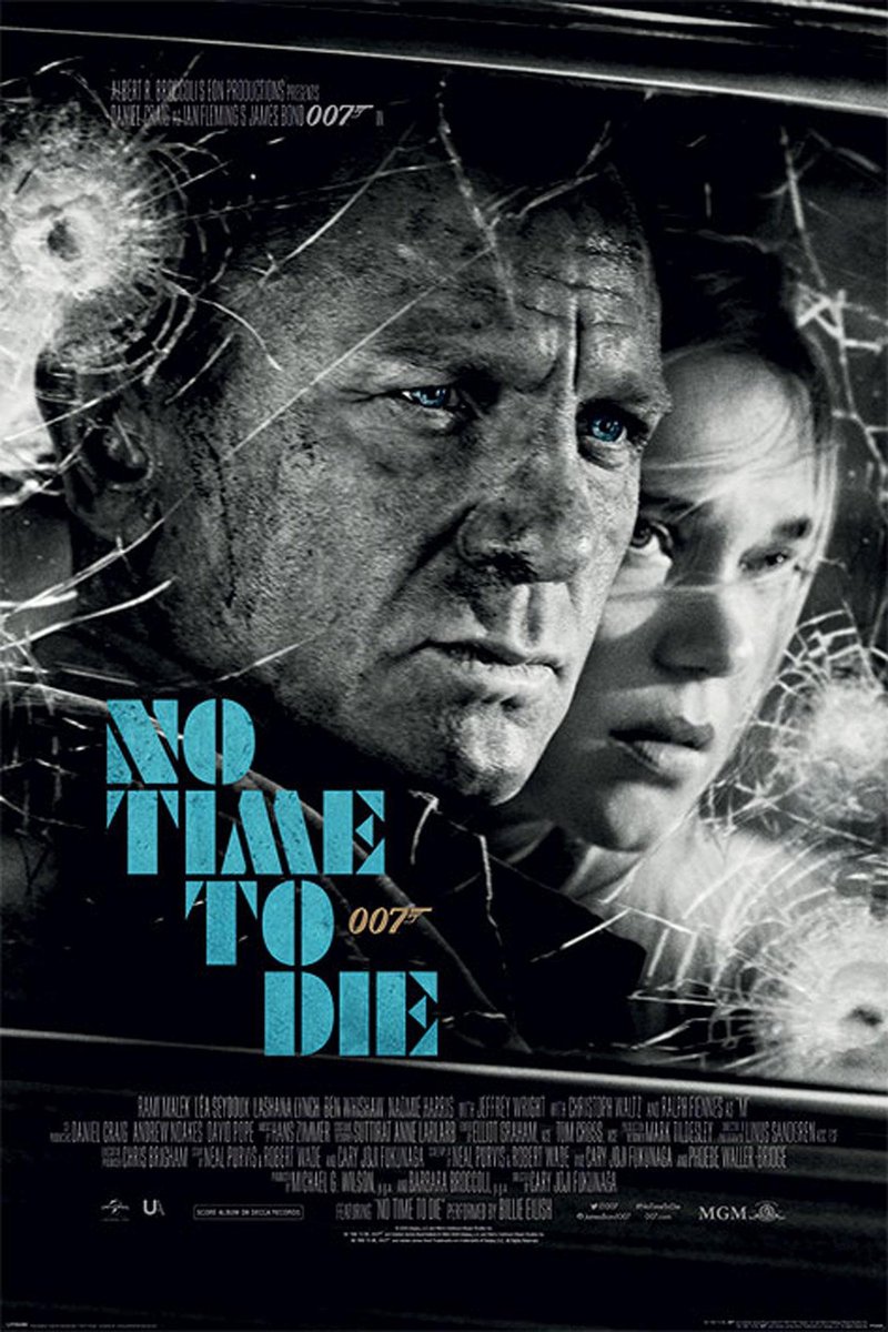 Posterpoint JAMES BOND Poster - No Time To Die - Daniel Graig - film - 61 x 91.5 cm multi