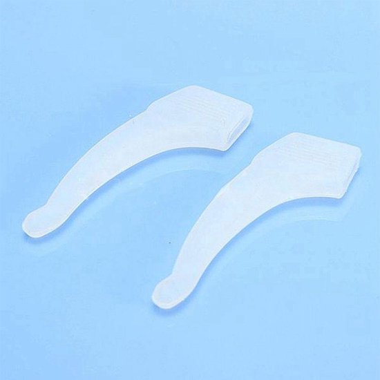 20 Paar Anti-Rutsch-Nasenpads für Brillen, klare Silikon-Nasenpads für