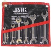 Steeksleutelset, 6 delig Inch, 1/4'' x 5/16'' tot 5/8'' x 3/4'', JMC